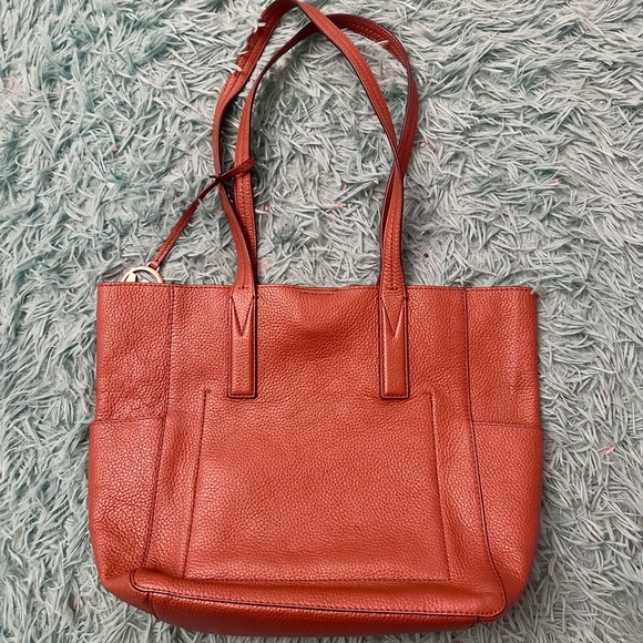 ☀️MICHEAL KORS Jet Set Brown Medium Leather Tote☀️ - Picture 2 of 3